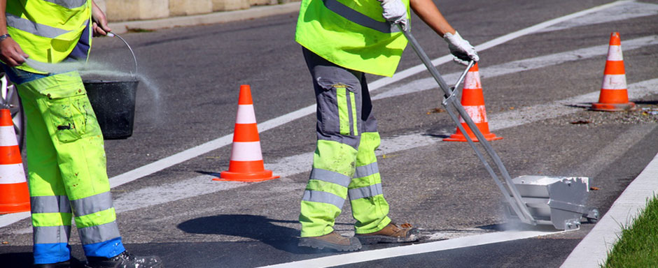marquages au sol routiers, industriels et sportifs à Nice